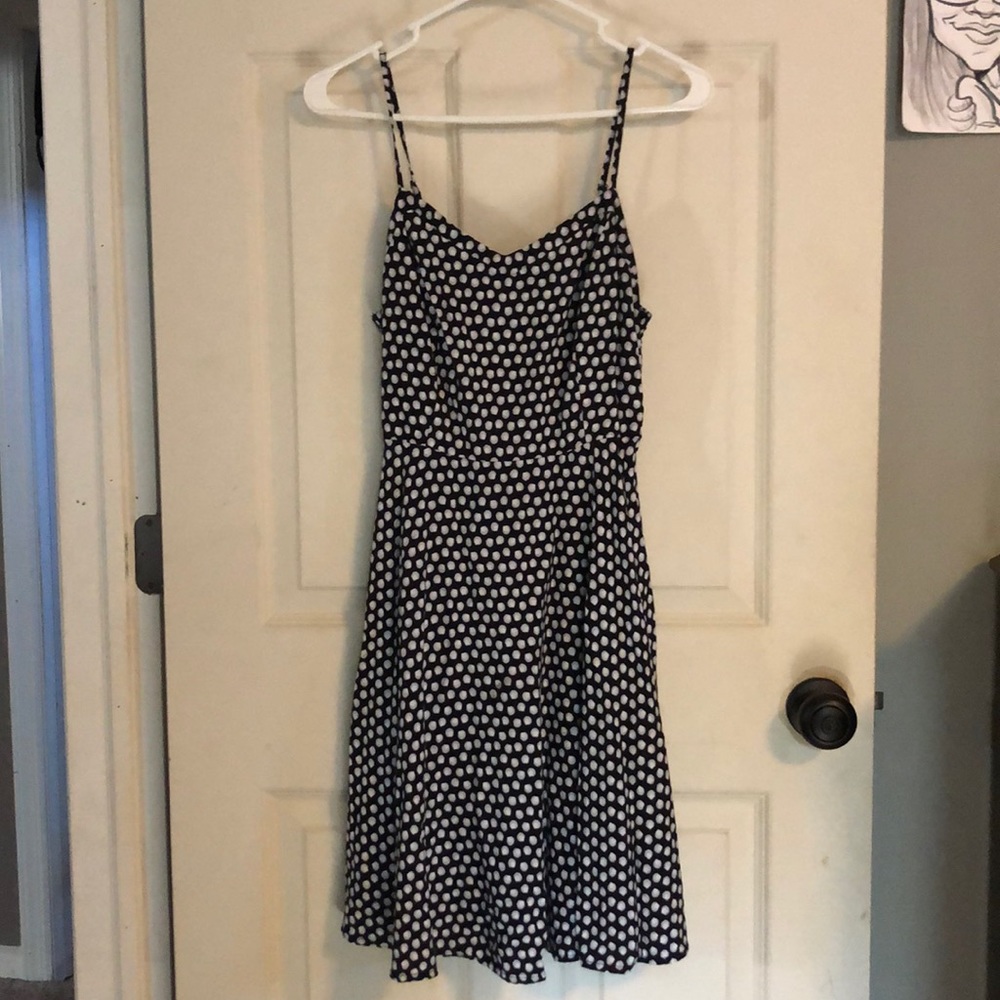 Black with white shells dress